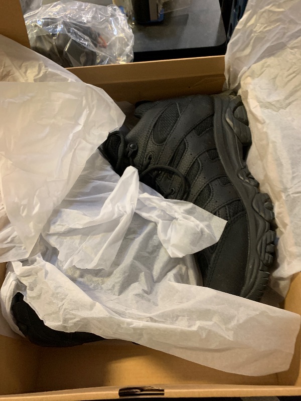 Photo 1 of Merrell Men's Moab 3 Mid Waterproof Tactical Boots, Comfortable Leather Outdoor Hiking Work Shoes, Black, 11