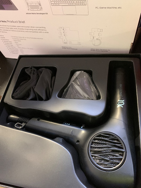 Photo 1 of Bio Ionic 10X UltraLight Speed Hair Dryer, Blow Dryer with Adjustable Heat & Speed, Professional Hair Styling Tool for Fast, Frizz-Free Hairstyles, 1800W EcoDrive Brushless Motor