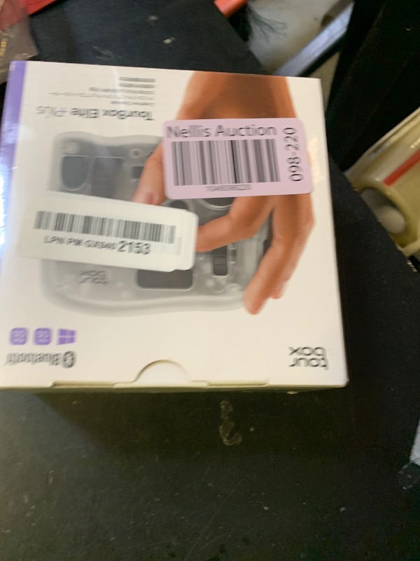 Photo 1 of TOUR BOX Elite Plus All-in-Creative Controller, Bluetooth Keyboard for Photo & Video Editing, Color Grading, Illustration, Works with Procreate, Adobe & Davinci, Cable Bag Included (Ice Translucent)