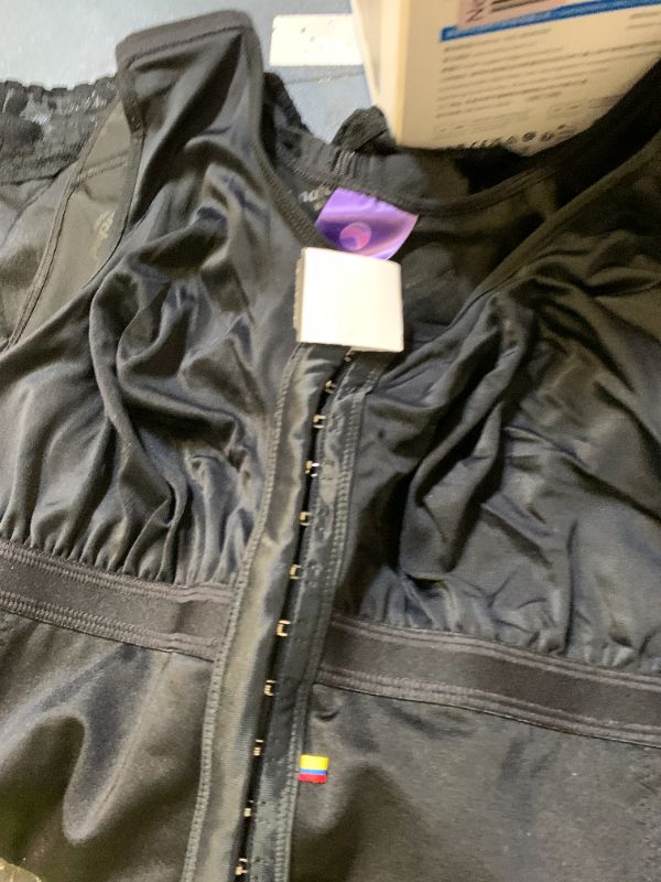 Photo 1 of Snatched Body Tummy Control Shapewear Bodysuit | Stage 2 Faja Short Leg | Fajas Colombianas for Post-Op BBL Black M