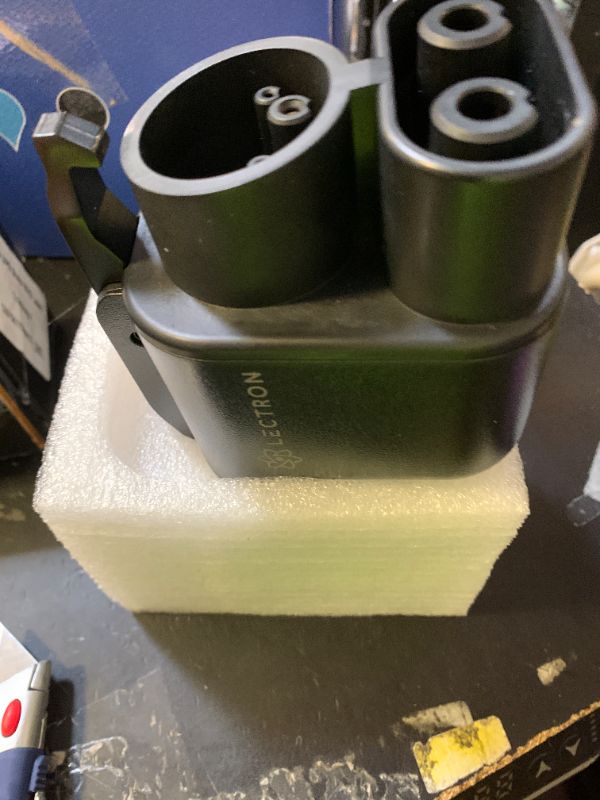 Photo 1 of Lectron NACS to CCS Electric Vehicle Adapter with Interlock - (500A/1,000V) - Compatible with Tesla Superchargers - CCS1 EV Fast Charging with Vortex Plus [Check Automaker for Compatibility] - UL 2252