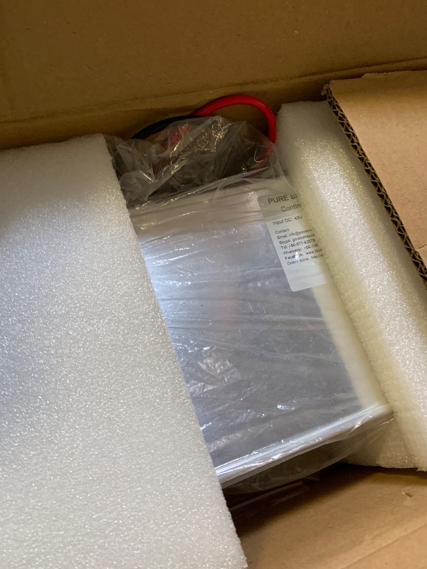 Photo 1 of WZRELB 2000W Pure Sine Wave Inverter 48V DC to 110V 120V AC, Car Power Inverter with 4 AC Outlets, LED Display,Off-Grid Portable Power Converter for Home, RV, Truck, Camping