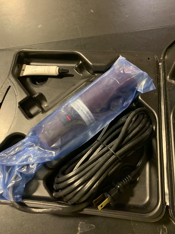 Photo 1 of Andis 23330 Professional AGC Super 2-Speed Horse Clipper with Detachable Blade - Cool & Quiet Running Design - Includes Ultra Edge Size T-84 Blade for Complete Horse Grooming - Burgundy