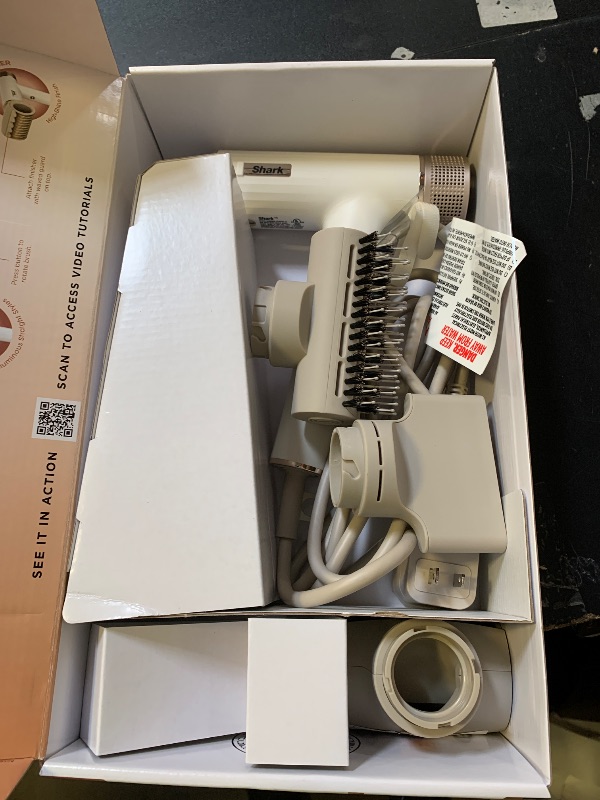 Photo 1 of Shark Hair Dryer | SpeedStyle | No Heat Damage Hair Styling Tool | 3 Styling Tools Included | Portable & Powerful Blow Dryer | Best for Straight & Wavy Hair | Silk | HD331