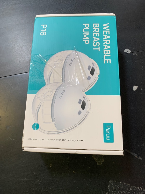 Photo 1 of Paruu Hands Free Breast Pump P16, Wearable Breast Pump Electirc Portable with 4 Modes & 12 Levels, Max 309mmHg Strong Suction 19/21/24mm Flange Inserts Wearable Breastfeeding Pump, 2 Pack White