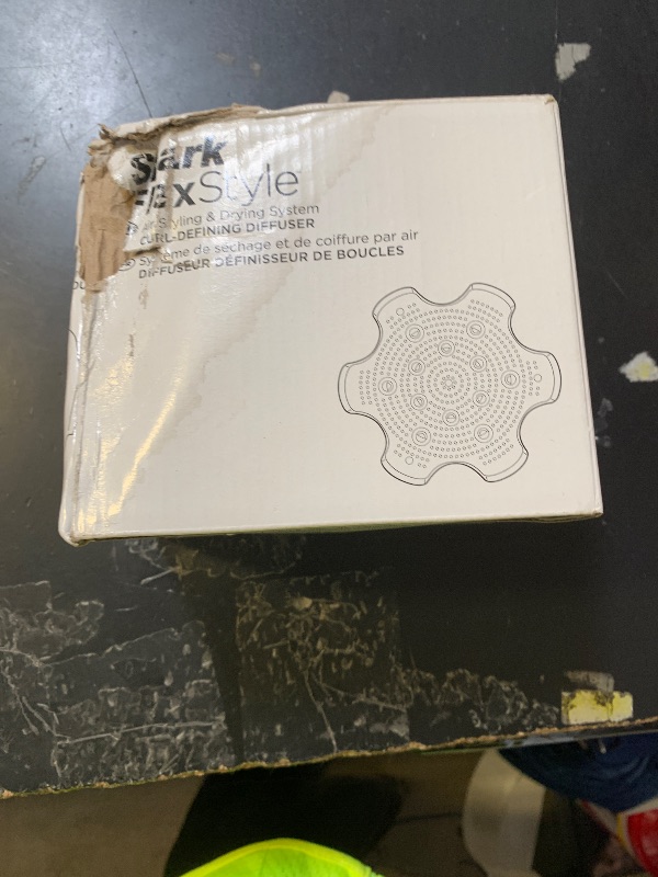 Photo 1 of Shark XSKHD4DA FlexStyle Curl-Defining Diffuser, Attachment for Shark FlexStyle Blow Dryers, Styling Tool for Wavy, Curly, and Coily Hair, Enhance Natural Curls, Extendable Prongs, Stone