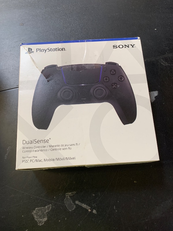 Photo 1 of PlayStation DualSense™ Wireless Controller – Midnight Black - For PS5, PC, MAC & Mobile