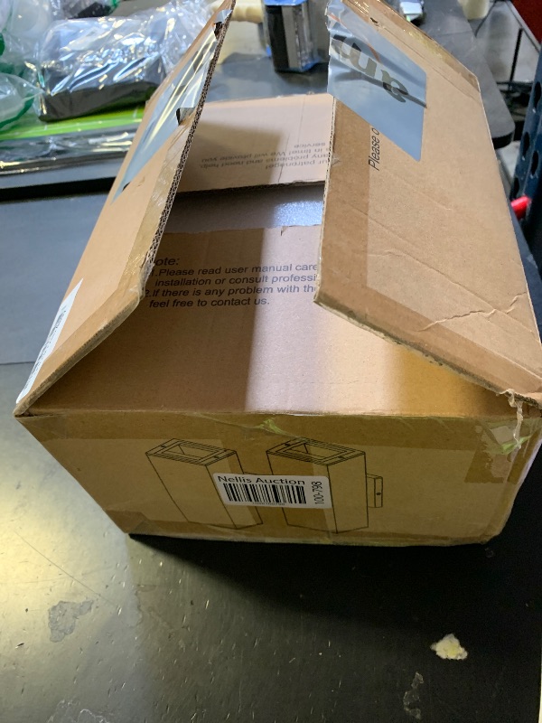 Photo 1 of DAKAFUL Dimmable Wall Lights Outdoor 2 Packs, Integrated LED Square Up Down 12W 2700K Modern Aluminum Light, Waterproof Exterior Lighing Fixtures for Porch Patio Garage Gardern