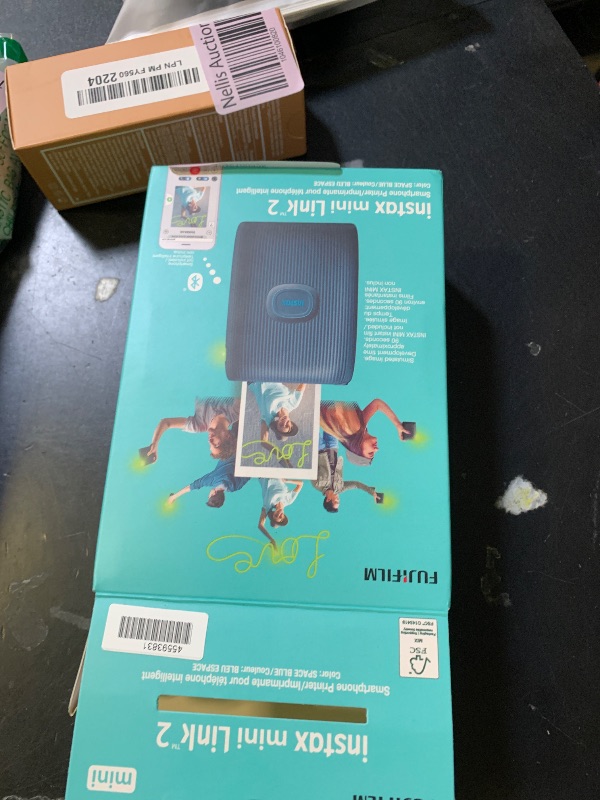 Photo 1 of FUJIFILM Instax Mini Link 2 Smartphone Printer Bundle 2025 - Space Blue