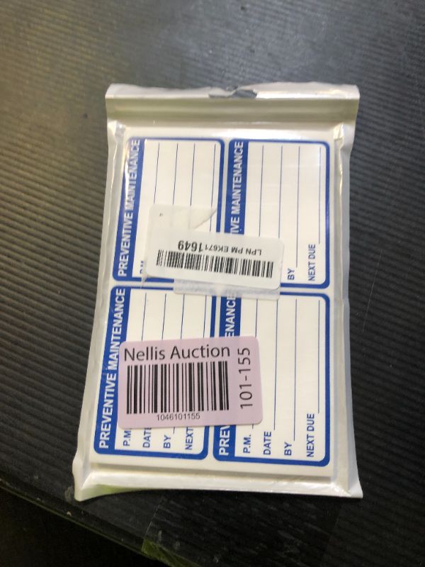 Photo 1 of Preventative Maintenance Stickers,2x3 inch 200pcs Blue Preventative Waterproof Maintenance Stickers for Equipment