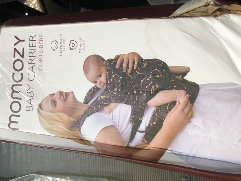 Photo 1 of Momcozy Baby Carrier - Ergonomic, Cozy and Lightweight Carrier for 7-44lbs, Effortless to Put On, Ideal for Hands-Free Parenting, Enhanced Lumbar Support, Purehug for Infant to Toddler, Starry Night