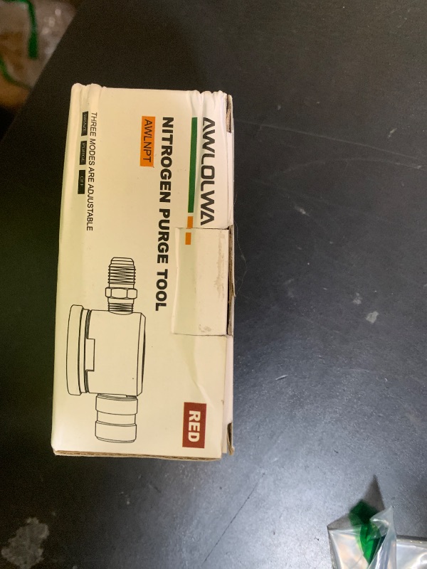 Photo 1 of AWLOLWA Nitrogen Purge Tool, HVAC Purge Nitrogen Flow Regulator, Red
