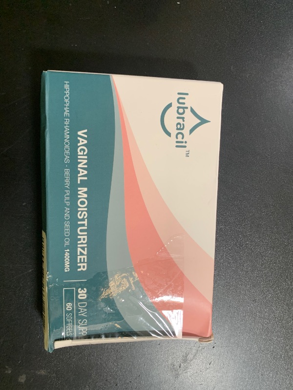Photo 1 of Lubracil Vaginal Moisturizer Pills for Dryness and Moisture – Sea Buckthorn Oil, Omegas 6, 7, & 9, Vitamins A & E – Nourishes Vaginal Wetness & Hydration for All Women – 60 Wet Pills, 1 Pack