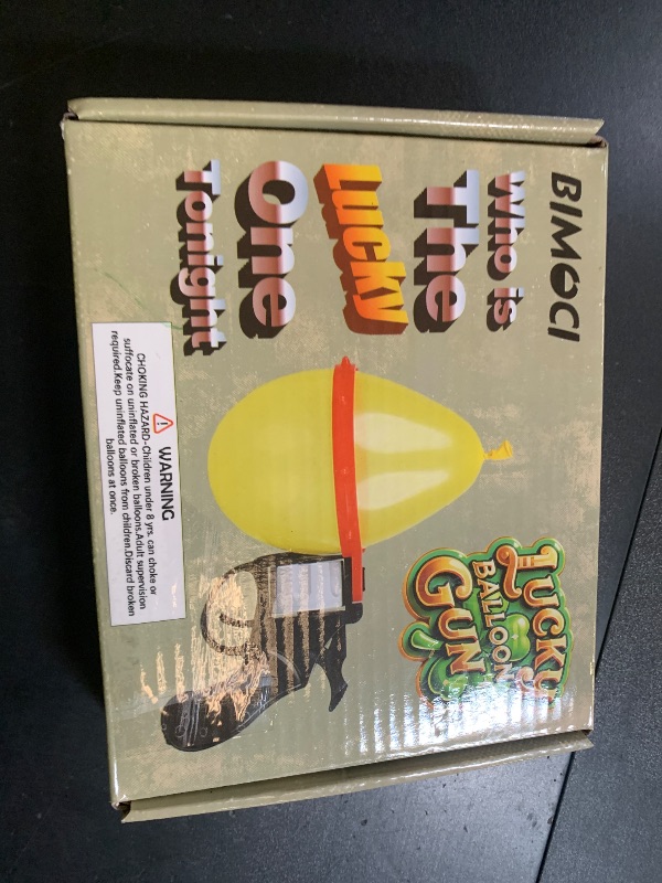 Photo 1 of Who is The Lucky One Tonight? Russian Roulette, Lucky Balloon Gun - Party Game - Fun Family Games - Lucky Games - Adult Games