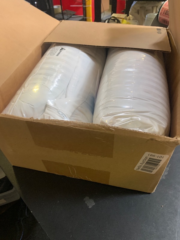 Photo 1 of Beckham Hotel Collection Queen/Standard Size Memory Foam (Adjustable Fill) Bed Pillows Set of 2 - Cooling Shredded Foam Pillow for Back, Stomach or Side Sleepers