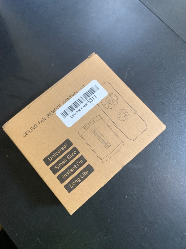 Photo 1 of YukiHalu Ceiling Fan Remote Control Kit, Universal and Compact Size, Fan Speeds and Timings Control, Comply with UL1917