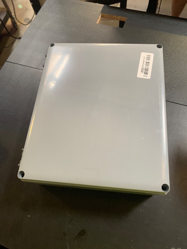 Photo 1 of 12" x 10" x 4" PVC Plastic Dustproof Waterproof Box IP65 Junction Boxes Project Junction Conduit Box Enclosure Use for Outdoor and Indoor
