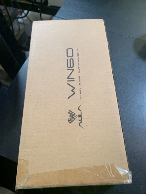 Photo 1 of AULA WIN60 HE MAX - 60% Mechanical Gaming Keyboard Wired, Hall Effect Magnetic Switches Hot Swappable, Adjustable Actuation Rapid Trigger Mode, 8000 Hz Polling Rate, 60 Percent Keyboard Compact Design