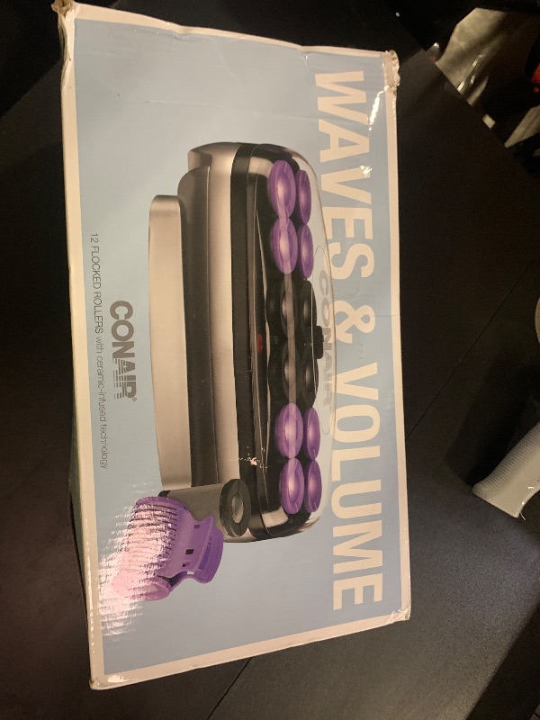 Photo 1 of Conair Hot Rollers Hair Curlers for Long, Medium and All Hair | Heated Rollers with Roller Clips Included | 1 1/2-inch and 1 3/4 inch Rollers | Amazon Exclusive