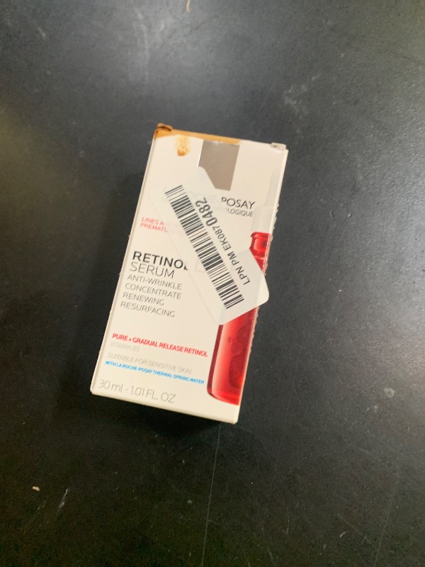 Photo 1 of La Roche-Posay Pure Retinol Face Serum with Vitamin B3, Anti Aging Face Serum for Lines, Wrinkles & Premature Sun Damage to Resurface & Hydrate, Suitable for Sensitive Skin, 1.0 Fl. Oz