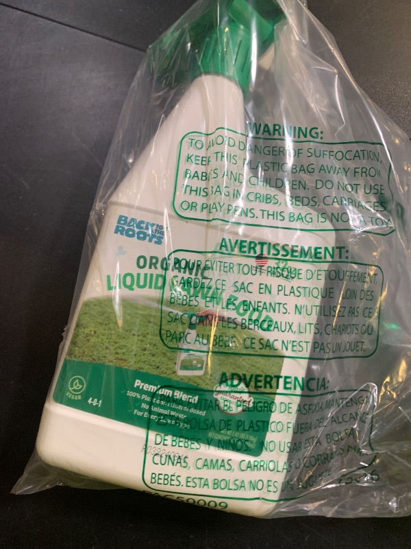 Photo 1 of Back to the Roots 100% Organic Liquid Lawn Food 32oz | 2,000 sq ft Coverage | for All Lawn Types