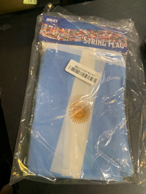 Photo 1 of Anley Argentina String Flag Pennant Flags, Patriotic Events 9th of July Argentina Independence Day Decoration Sports Bars - 33 Feet 38 Flags