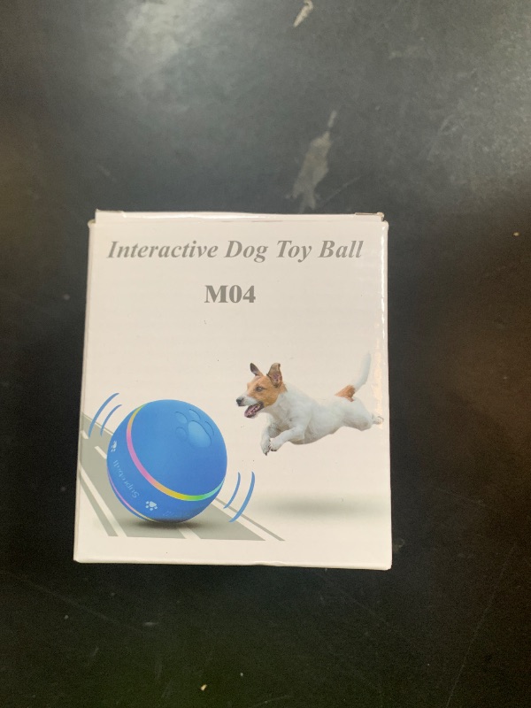 Photo 1 of PetDroid Interactive Dog Toys Dog Ball,[2025 Newly Upgraded] Durable Motion Activated Automatic Rolling Ball Toys for/Small/Medium/Large Dogs,USB Rechargeable(Blue)