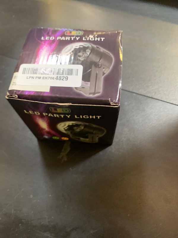 Photo 1 of Party Disco Ball Dj Dance Lights Disco Strobe Rave Sound Activated Projector Effect Stage Light Remote Control for Birthday Xmas Wedding Bar Kids Christmas Glow Party