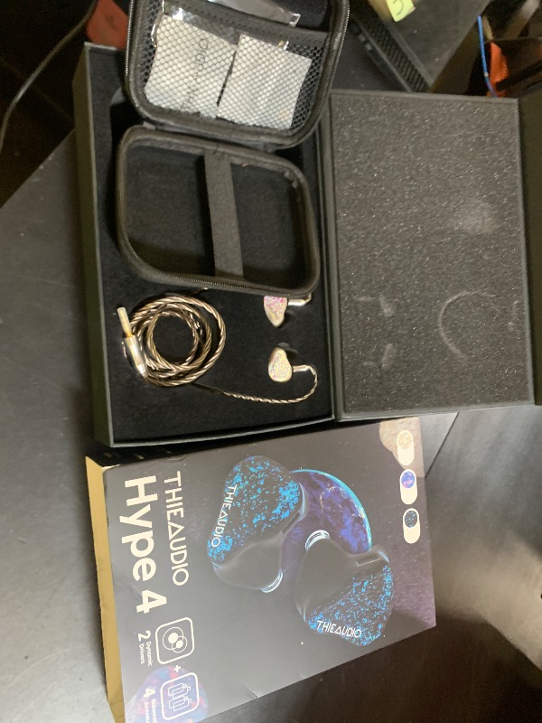 Photo 1 of Linsoul THIEAUDIO Hype 4 2DD+4BA in Ear Monitor, HiFi IEM Earphones with Tonal Balance, Latest Sonion Driver, Detachable Silver-Plated OCC Cable for Audiophile Musician Professionals (White)