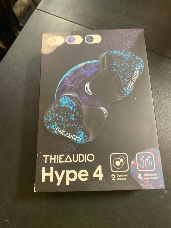Photo 1 of Linsoul THIEAUDIO Hype 4 2DD+4BA in Ear Monitor, HiFi IEM Earphones with Tonal Balance, Latest Sonion Driver, Detachable Silver-Plated OCC Cable for Audiophile Musician Professionals (White)