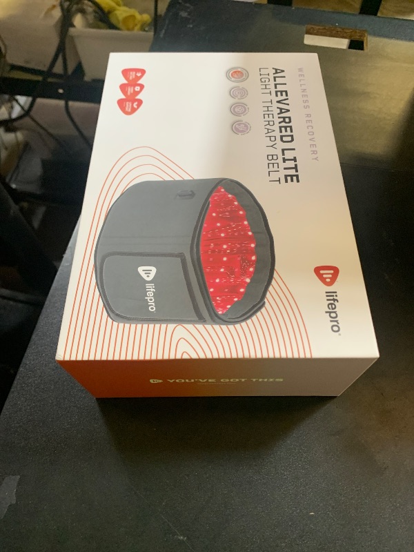 Photo 1 of Lifepro Red Light Therapy Belt - 660nm & 850nm Near Infrared & Red Light Therapy for Body- Muscle Relaxation, Inflammation, Improve Circulation