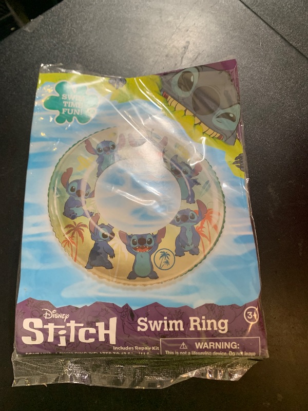 Photo 1 of Disney Stitch 17.5 Inches Character Inflatable Swimming Pool Float Ring