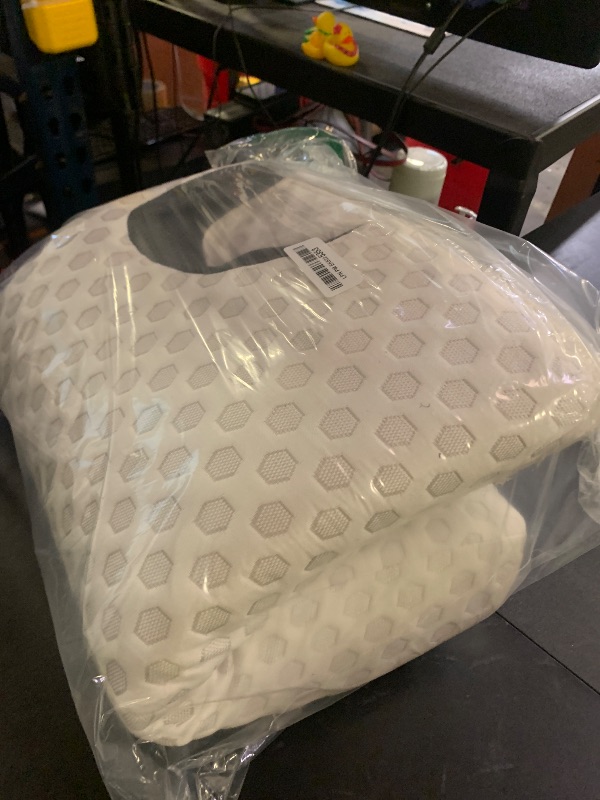 Photo 1 of IKSTAR CPAP Pillow for Side Sleeper, Sleep Apnea Pillow for Sleeping, CPAP Nasal Pillows Suit for All CPAP Masks User, Cervical Memory Foam Neck Support Pillow Relief Neck Pain for Side Back Sleepers