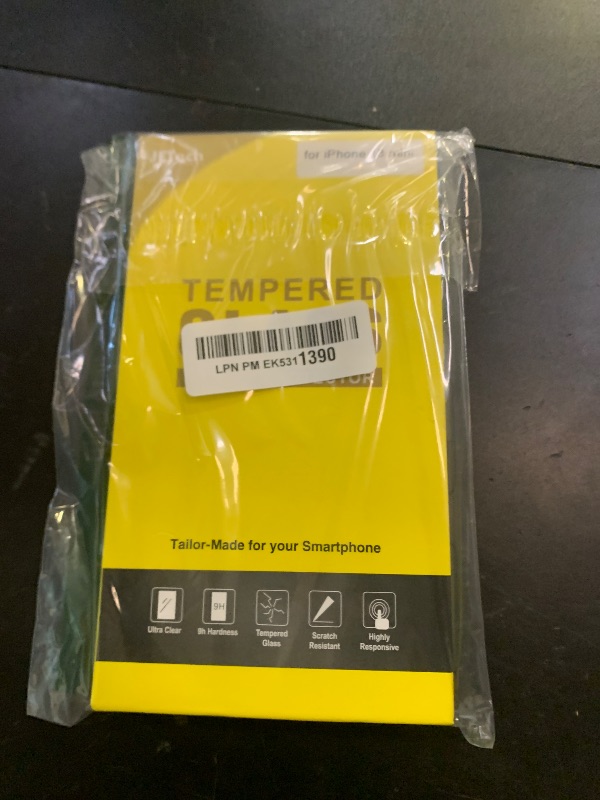Photo 1 of JETech Full Coverage Screen Protector for iPhone 13 mini 5.4-Inch, Black Edge Tempered Glass Film with Easy Installation Tool, Case-Friendly, HD Clear, 3-Pack