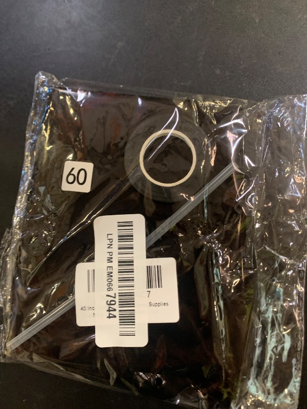 Photo 1 of 40 Inch Black 60 Number Balloons, Giant Jumbo Helium Mylar Foil Black Number Balloons for Birthday, Black Mylar Digital Balloons for 60th Birthday, Anniversary Party Decorations Supplies