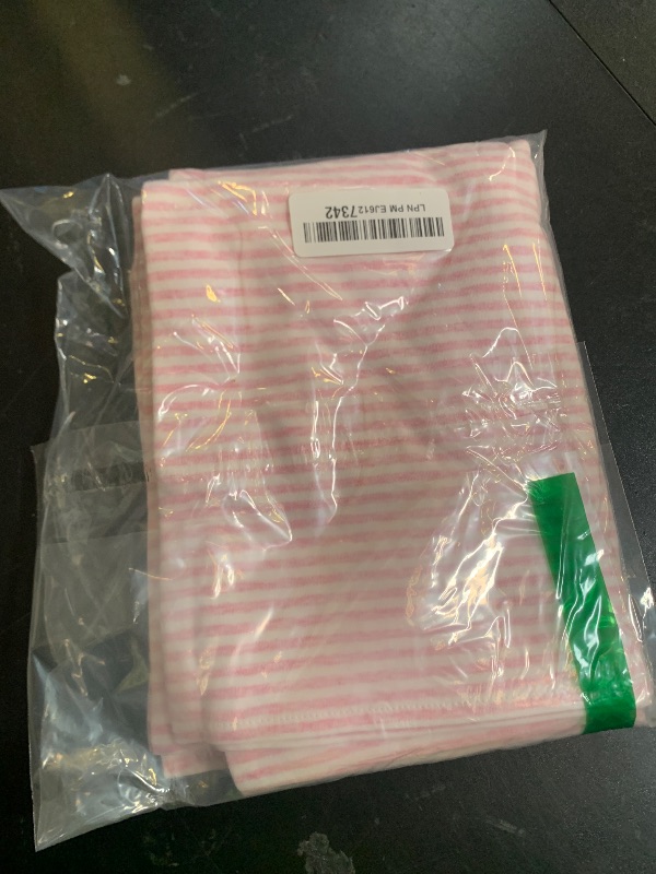 Photo 1 of Zenssia Organic Cotton Toddler Pillowcase/Travel Pillowcase Pack of 2 Set 13x18 Inches with Envelope Closure - Soft & Breathable Baby Pillow Case Cover Pink Stripe