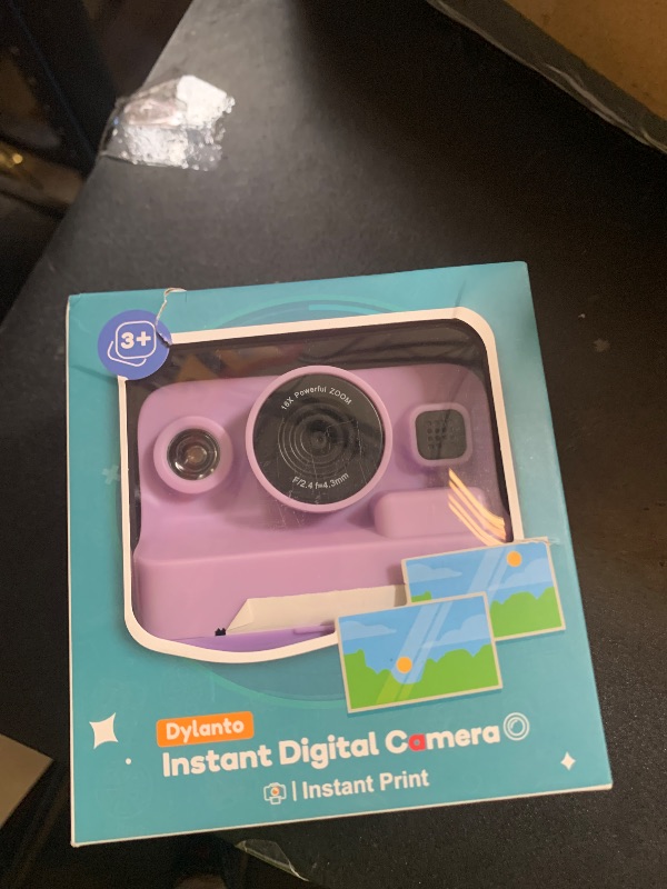 Photo 1 of Dylanto Instant Print Camera for Kids,2.4 Inch Screen Kids Instant Cameras, Christmas Birthday Gifts for Girls Age 3-12, Portable Toddler Toy for 3 4 5 6 7 8 9 10 Year Old Girls Boys Purple