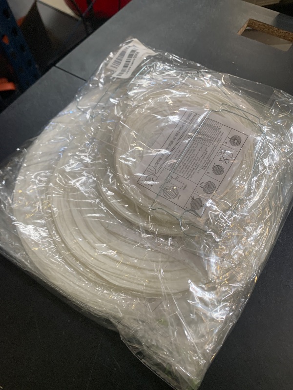 Photo 1 of 12Pcs White Paper Lanterns - Chinese Japanese Round Hanging Lamp for Wedding, Bridal, Outdoor, Garden, Home, Party Decorations (Size of 6", 8", 10", 12")