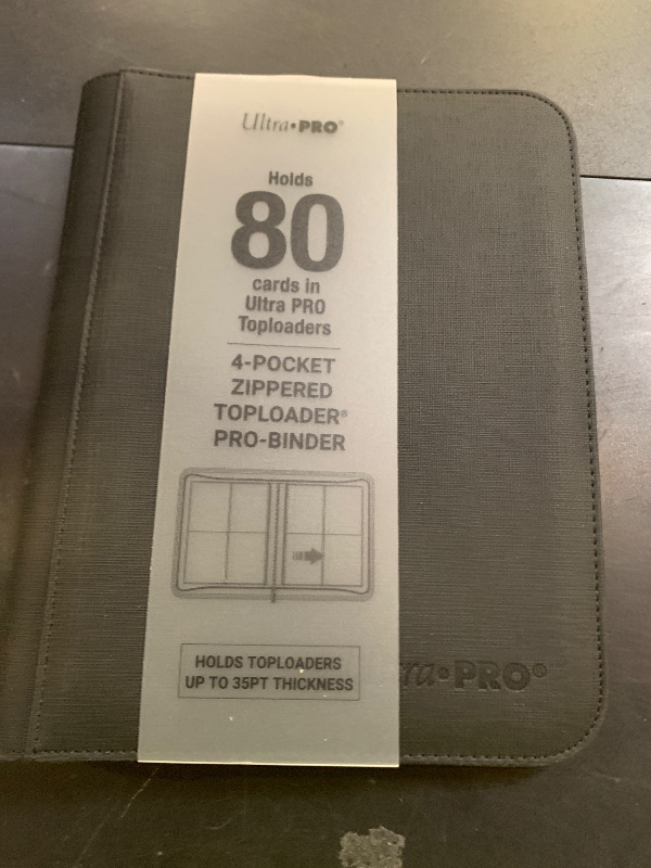 Photo 1 of 4-Pocket Toploader Zippered Premium PRO-Binder