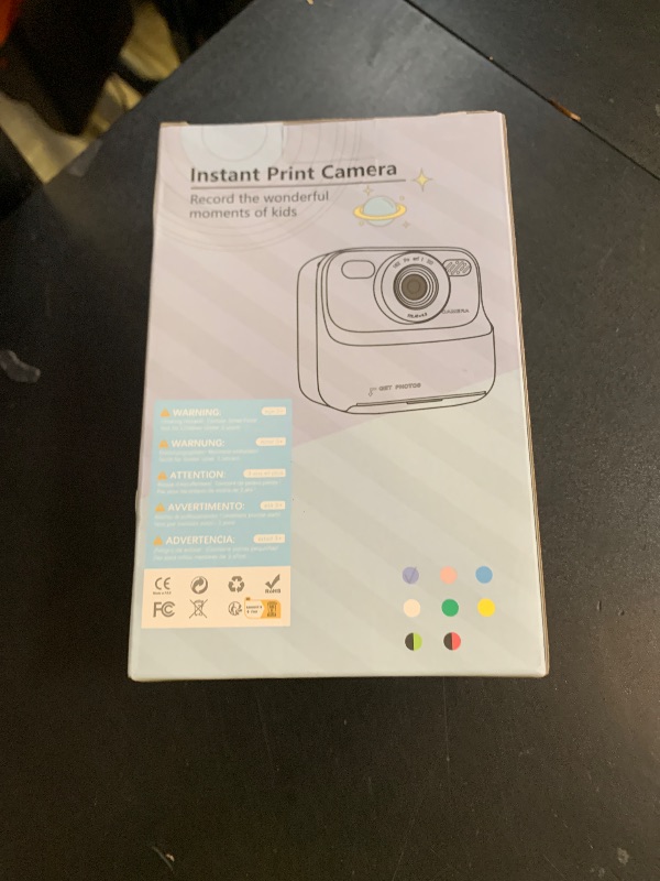 Photo 1 of Kids Instant Digital Cameras for Boys and Girls, 1080P HD Dual-Lens Selfie Digital Camera with Print Paper & 32G Card, Christmas Birthday Gifts Toys for Toddler and Teenagers Age 3-16 Years Old