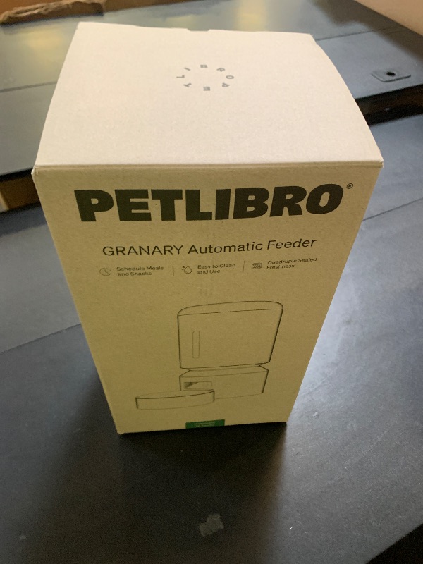 Photo 1 of PETLIBRO Automatic Cat Feeder, Automatic Dog Feeder with Freshness Preservation, 5L Timed Cat Feeders for Dry Food, Up to 6 Meals Per Day, Granary Pet Feeder for Cats/Dogs