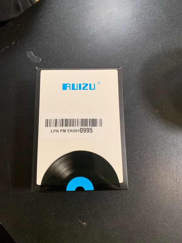 Photo 1 of RUIZU 64GB Clip MP3 Player with Bluetooth 5.3, Portable Music Player with Voice Recorder for Sports Running, FM Radio, Pedometer, A-B Repeat, Audio Shuffle Playback, Support 128GB Micro SD Card, Red