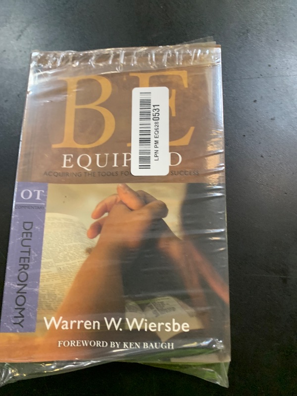 Photo 1 of Be Equipped (Deuteronomy): Acquiring the Tools for Spiritual Success (The BE Series Commentary)