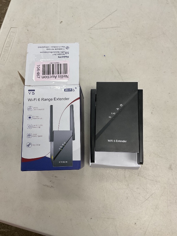 Photo 1 of 2025 WiFi 6 Range Extender,3Gbps Home Signal Booster, 12X Faster Dual Band 5GHz/2.4GHz, Covers Up to 18000 Sq.ft and 99 Devices, Internet Wireless Repeater with Ethernet Port, 1-Tap Setup