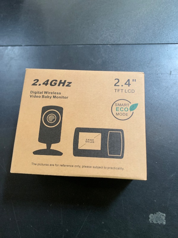 Photo 1 of VTimes Baby Monitor with Camera and Audio, Video Baby Monitor No WiFi Night Vision 2.4" LCD Screen Portable Baby Camera Monitor Alarm Lullaby Temperature Sensor and 1000ft, Ideal for Baby/Elderly/Pet