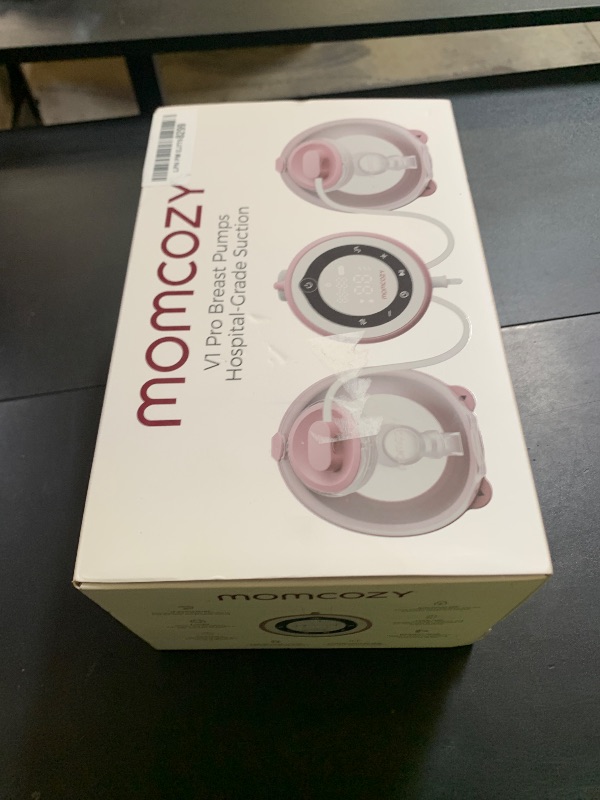 Photo 1 of Momcozy Breast Pump V1 Pro Hospital-Grade, Hands-Free & Portable Wearable Pump, Upgraded Electric Pump with 3 Fine-Tuned Rhythms|15 Levels, Come with Leak-Proof DoubleFit Flange, Cozy Red.
