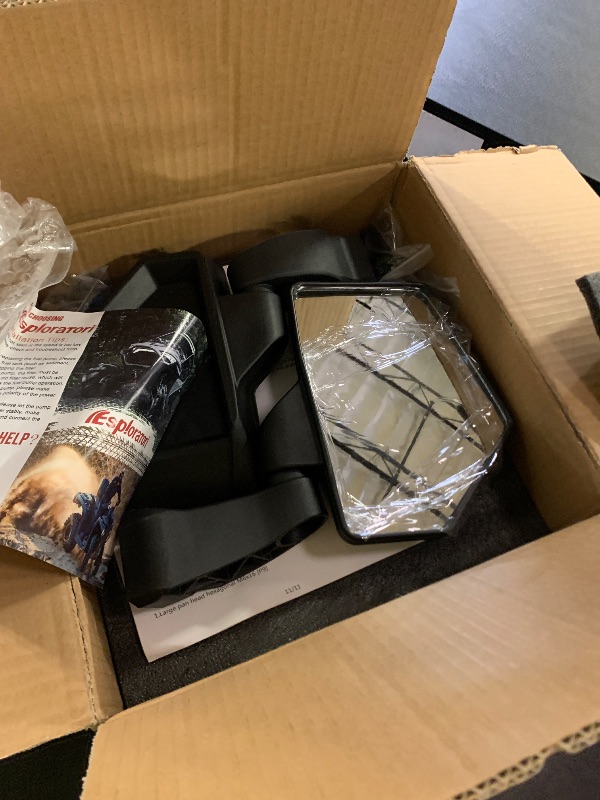 Photo 1 of Defender Mirror, UTV Side mirror For No Door & Half Door & Full Door, Adjustable UTV Mirrors Compatible with 2016-2025 Can Am Defender HD5 HD7 HD8 HD9 HD9 MAX (Includes 1 PCS Seat Belt Bypass)