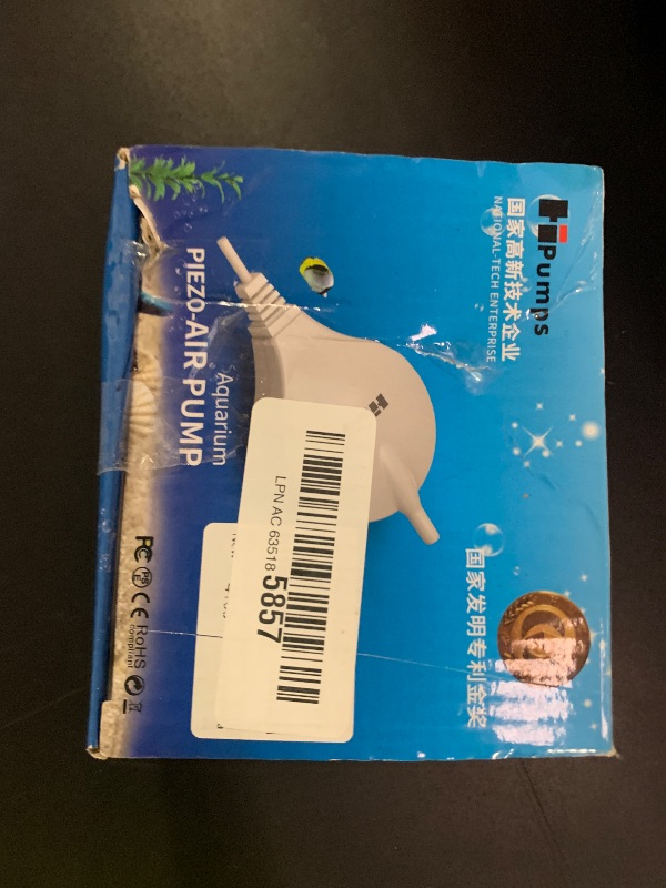 Photo 1 of Hpumps Mini Aquarium Air Pump Small Fish Tank Oxygen Pump with Tube and Tiny Air Stone