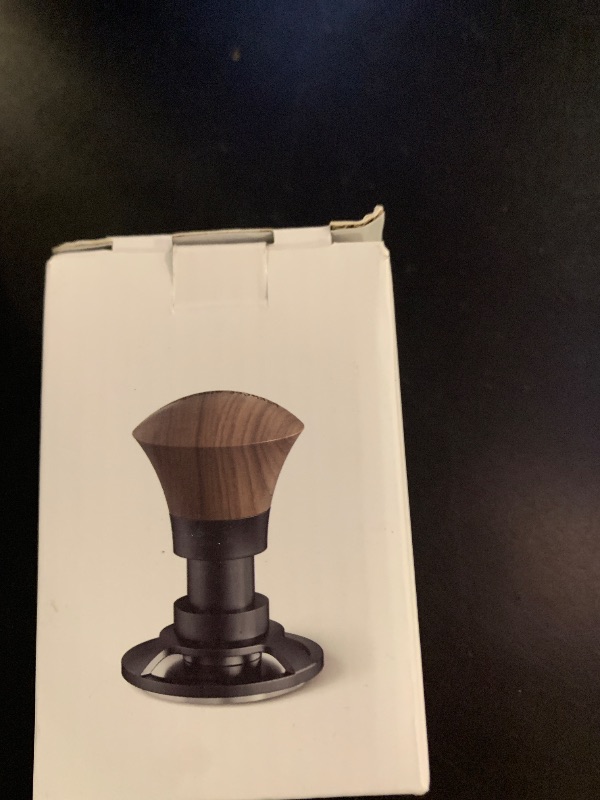 Photo 1 of MHW-3BOMBER 58.35mm Espresso Tamper - 30lbs Coffee Tamper with Sound Feedback for Barista, Walnut Tamper Tool Espresso Hand Tamper with 3 Spring Loaded Fits 58mm Portafilter, Flat Base, T5163F-OS