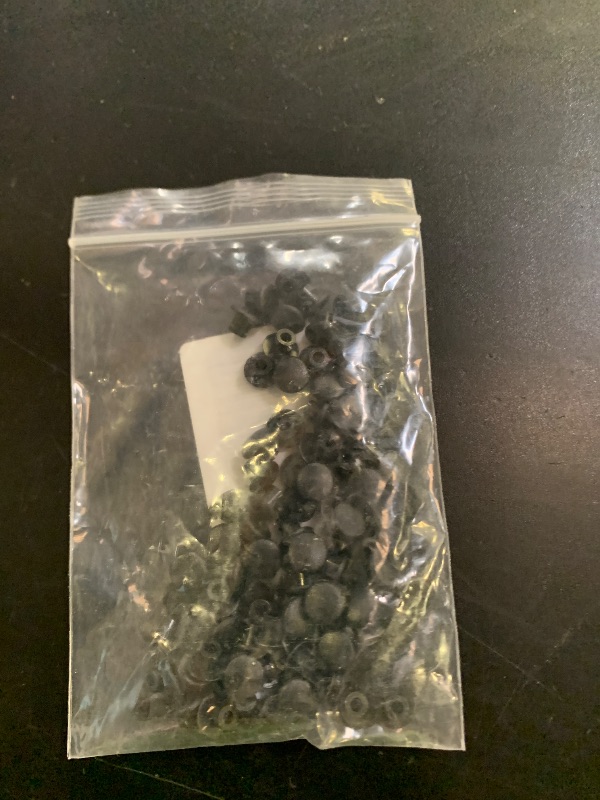Photo 1 of Luomorgo 100Pcs Black 5mm/0.2 inch Shelf Peg Hole Plugs for Kitchen Cabinet Furniture Hole